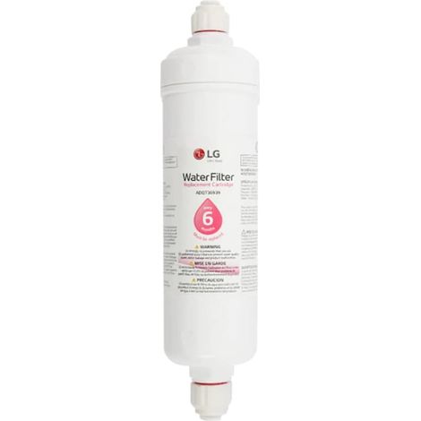 LG ADQ73693901 Replacement Fridge Water Filter Cartridge "Push Fit Fitting" (1 Pack) (1/5)
