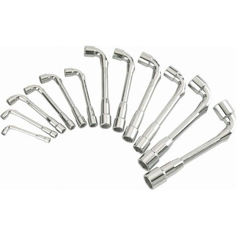 Juego de 12 llaves fijas para tubos de 7 a 24 mm 6x6 SAM - 94SDJ12