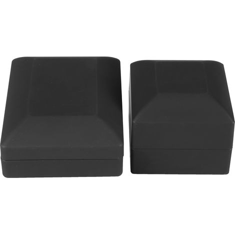 Écrin porte-bijoux LED noir pour collier pendentif, bague, cadeau mariage, présentoir lumineux (1/5)