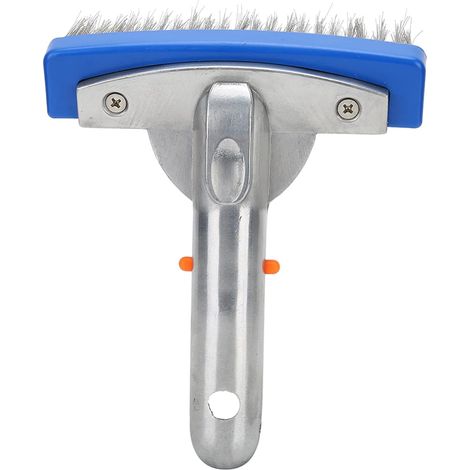Brosse de piscine en acier inoxydable, nettoyage de piscine à brosse métallique, brosse de piscine en acier inoxydable (1/5)