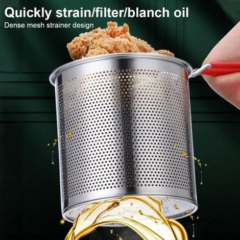 Friteuse - Modèle en acier inoxydable 304 - Capacité 1200ML - Compatible tous feux