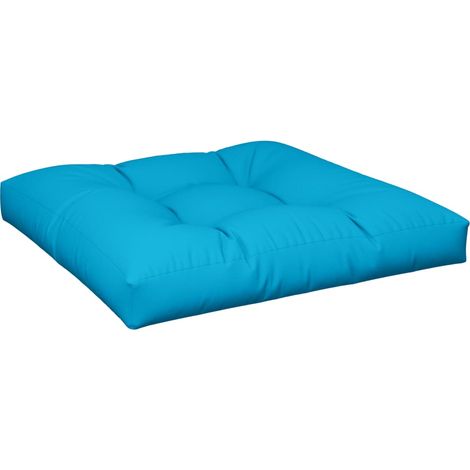 Maison Exclusive - Cojín para sofá de palets de tela azul 80x80x1