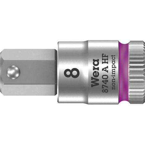 Wera 8740 A 05003339001 Brugola interna Inserto giravite a bussola 8 mm 1/4 (6.3 mm)