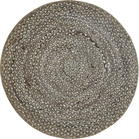 Teppich Pinto natur-weiß, 100 cm Ø rund modische Teppiche (1/2)