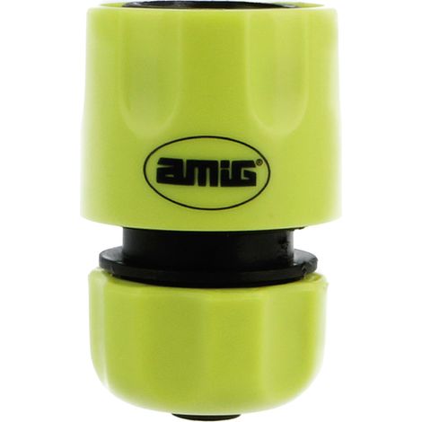 AMIG empalme rapido manguera r08 1/2 , Empalme rápido para manguera Mod R08 Amig Diseño intuitivo que presenta un sistema de encaje por clic fácil y rápido Fabricado en plá (1/5)