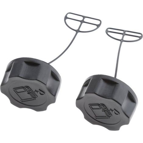 Bouchons de Réservoir de Carburant Bouchon d'Essence Carburant pour Tondeuse à Gazon,Débroussailleuse ,2pcs (1/5)