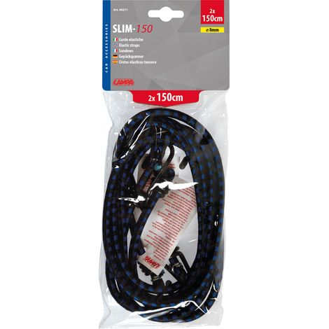 Corde elastiche slim - Ø 8 mm - 2x150 cm