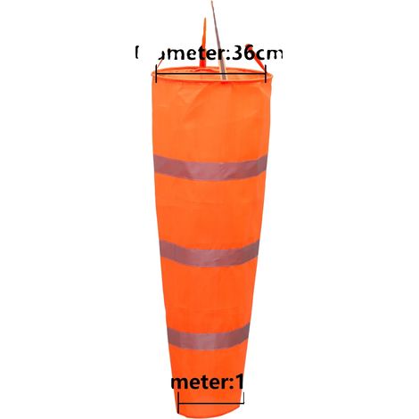 Sensore del vento, tessuto Oxford, facile da appendere, 100 cm A (1/2)