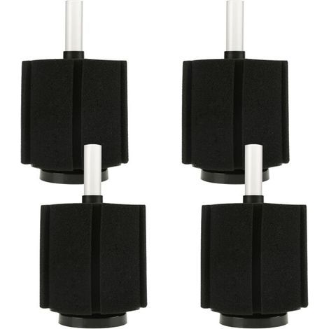 Filtre éponge pour aquarium et étang – Lot de 4 unités, haute résistance, mousse dense et durable, compatible avec toutes les pompes (1/5)