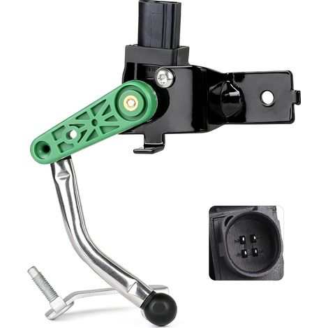 Niveausensor Vorne Links Leuchtweitenregulierung Sensor mit Gestänge, Scheinwerfer Level Sensor Kompatibel mit VW, Audi, SEAT (3C0412521B) (1/5)