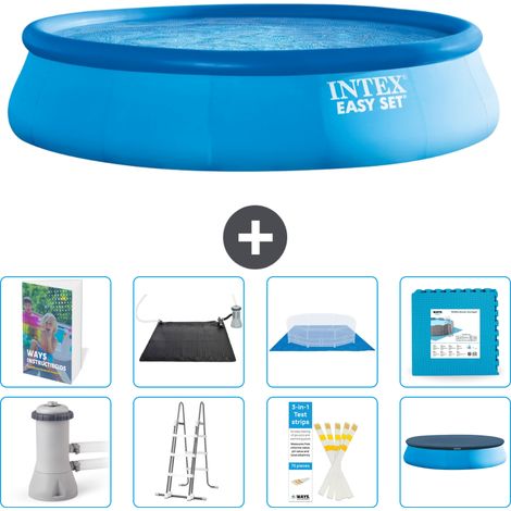Intex Piscina Easy Set Rotonda - 457x107 cm - 9-pezzi  S621