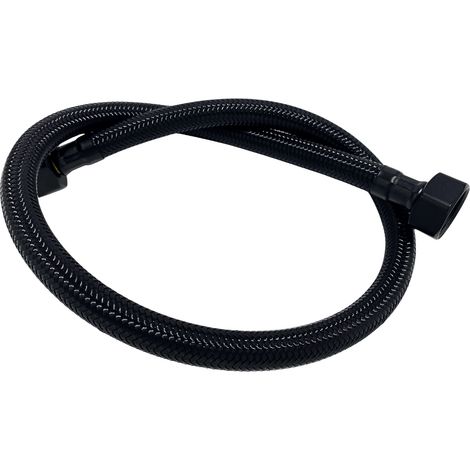 Balneo Flexible d’alimentation 1/2" x 3/8" 60 cm noir tuyau PEX avec tresse (1/5)