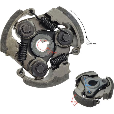 Pattini della frizione per un ciclomotore Pocket Bike