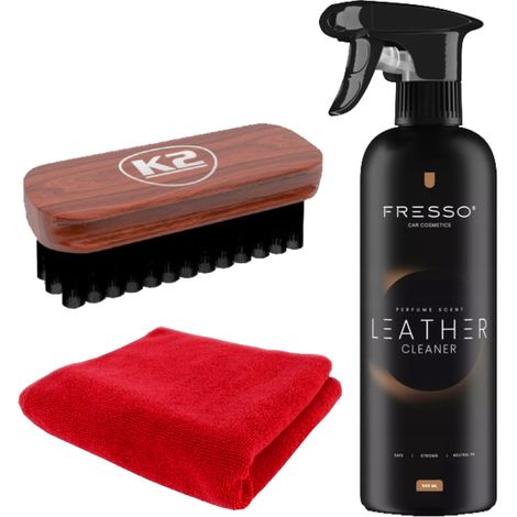 Detergente liquido Fresso per la pulizia di rivestimenti in pelle. (1/5)