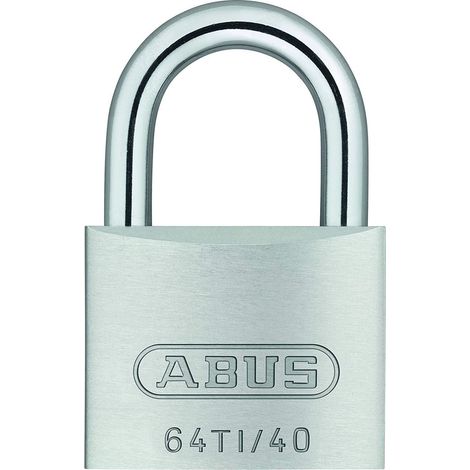 ABUS 64 Titalium High-Security Padlock – 40 x 62 x 14.5 mm, Model 64TI/40, Suitable for Multiple Applications