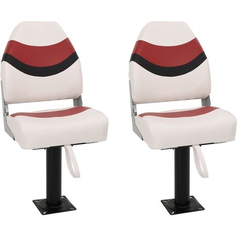 Maison Exclusive - Set de asientos plegables para barco 4 uds con (1/5)