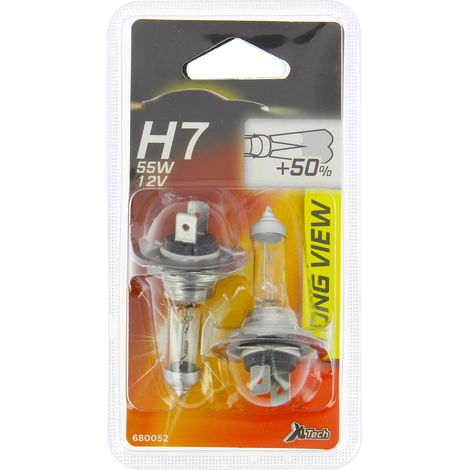 XLTECH 2 ampoules H7 LongView 55W