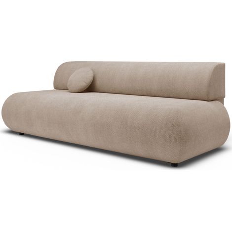 Selsey Armone – 3-Sitzer Sofa mit Schlaffunktion, Chenille, Beige