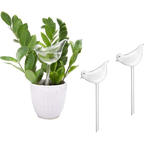 Lot de 10 arroseurs automatiques en forme d'oiseau pour pots de fleurs et plantes. (1/5)