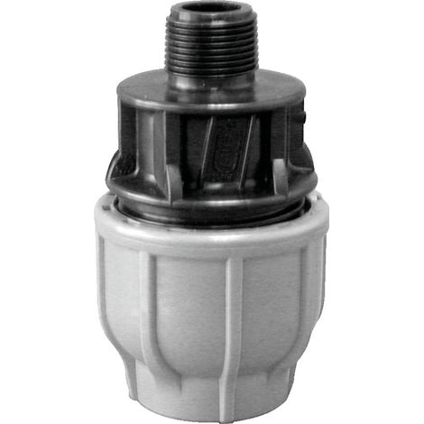 Raccord PE polyprolpylène mâle à serrage extérieur Ø50 - 40x49