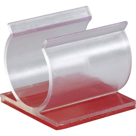TRU COMPONENTS 93014c471a Befestigungssockel selbstklebend 1386637 Bündel-Ø-Bereich 19.10 mm (max)
