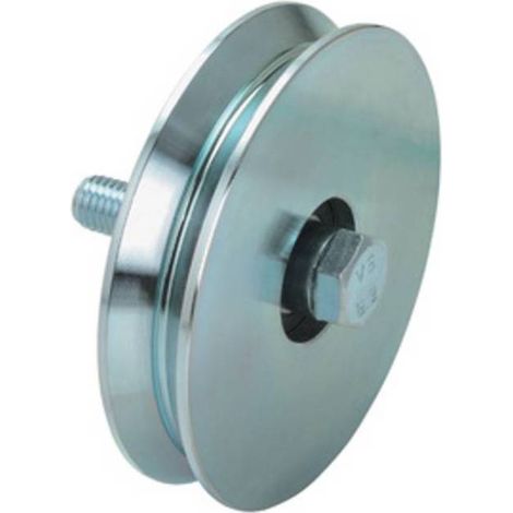 4 x PL RUOTA P/CANC C/BULLONE A 1 CUSC  80 MM