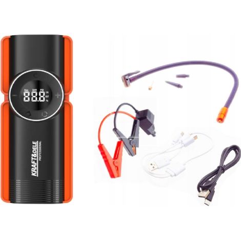 Potente power bank con avviatore di emergenza 1200A 10000mAh Kraft&Dele (1/5)