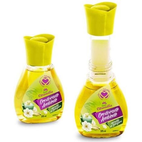 TrAdE Shop Traesio - Set 24 Pz Deodorante Per Ambiente Liquido Alla Citronella Da 375 Ml Anti Zanzare 023366 -