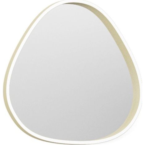 Specchio applique gea luce ecaris ap fecabe1 led touch dimmerabile
