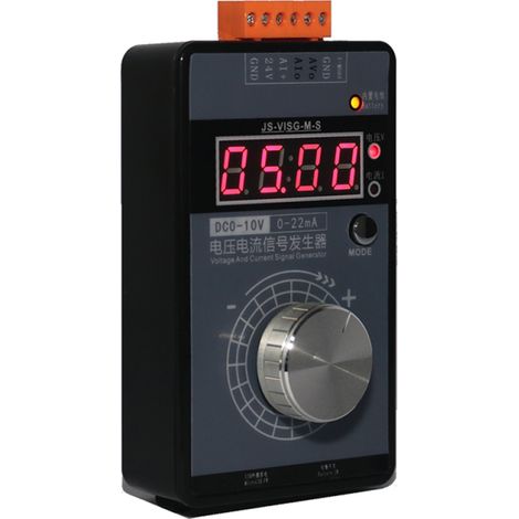 Générateur de signaux portable haute précision 0-5 V 0-10 V 4-20 mA, simulateur de tension et de courant réglable de poche (1/5)