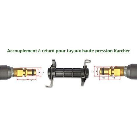 Tuyau haute pression 6m pour nettoyeur Karcher K2-K7 – Connecteurs compatibles – Pression 180 bar – Matériaux PVC et nylon renforcé (1/4)