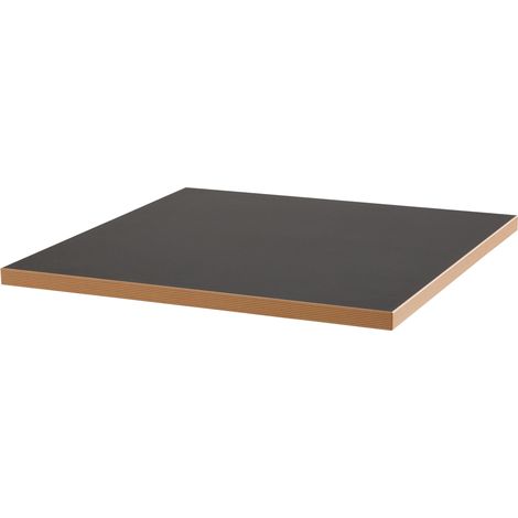 Plateau de table carré noir 60cm