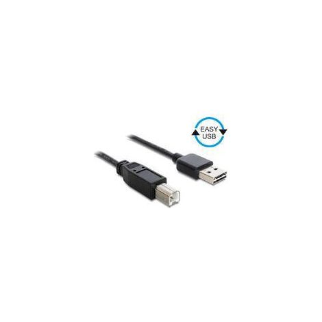 EASY-USB 2.0 Kabel, USB-A Stecker  USB-B Stecker Verwendung: Verbindung eines externen Laufwerks avec dem PC (1/2)
