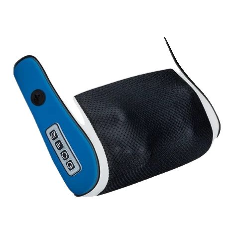 Masajeador de cuello y hombros, calor regulable, múltiples modos de masaje, azul, enchufe europeo. (1/2)