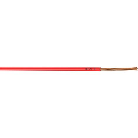10 mm² H07VR Elektroleitung, Zuschnitt, rot NEXANS