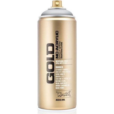 Bombe de peinture - Gold - Acrylique - Silver matt - M1100 - 400ml - Montana Cans