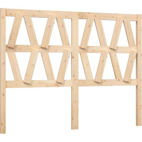 Maison Exclusive - Testiera per Letto 126x4x100 cm in Legno Massello di Pino (1/5)