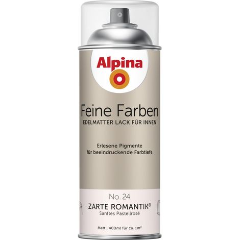 Alpina Feine Farben Sprühlack No. 24 Zarte Romantik  pastellrosé edelmatt 400 ml Sprühlacke (1/3)