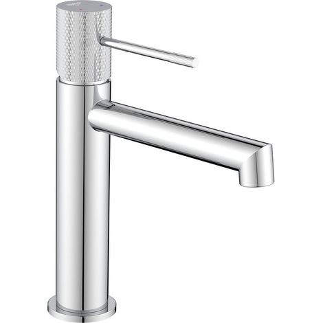 Miscelatore Lavabo Serie Levi con Piletta Click Clack Cromato (1/2)
