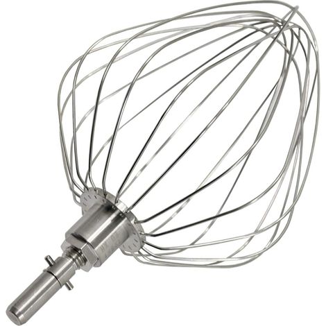 Fouet - Acier Inoxydable - Compatible Avec Robot Cuisine Kenwood Chef XL Titanium AW20011051 - Diamètre 10 cm - 1 Pièce