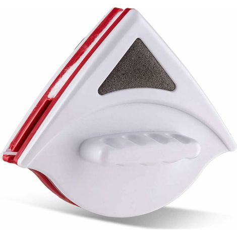 royaluxe - Nettoyeur de vitres magnétique, brosse de nettoyage de vitres double face réglable, grattoir de vitres, équipement de nettoyage de douche pour verre de 15 à 24 mm d'épaisseur (1/5)