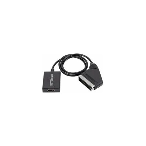 convertisseur hdmi vers péritel adaptateur audio vidéo hd 1080p pour hdmi vers péritel Sky Box Stb (1/5)