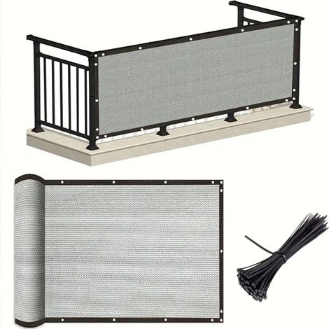 Outdoor Shade Sail 12m - Privacy Net - Thermal Insulation - For Balcony, Terrace and Pool Deck