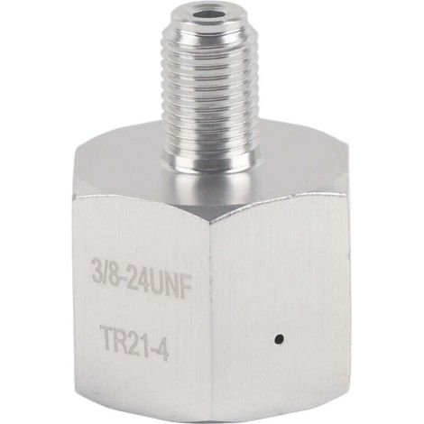 Adaptateur Keg, Soda Water CO2 Adaptateur Mini Régulateur Homebrew Beer Corny Keg 3/8‑24UNF vers 6ACME‑6G