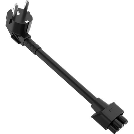 Adaptateur Schuko EU, adaptateur Trail 16 A, longueur de câble de 30 cm, compatible avec 3/S/X/Y, parfait pour les voyages sur route (1/5)