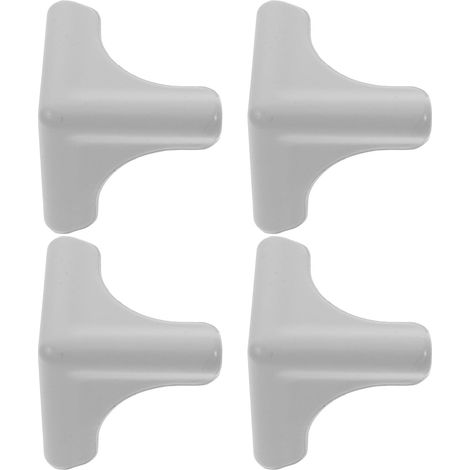 4 protège-coins pour meubles, silicone, gris, adhésif, antichoc (1/5)