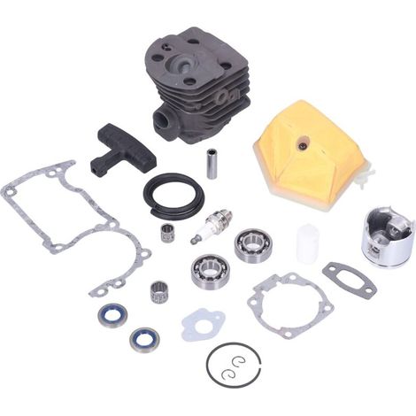 Chainsaw spark plug kit, aluminum cylinder piston set, good compatibility for forestry, for 55 51, for garden, for outdoor use (1/5)