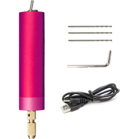 Perceuse Électrique Mini Outil Multifonction pour Perçage, Polissage et Gravure DIY