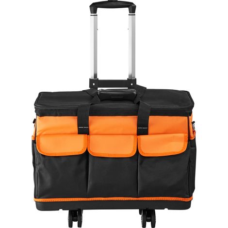 Mophorn Maletín de Herramientas 42-90 cm Maleta Caja Ruedas Bolsa Rígida con Rueda Caja de Herramientas Bolsa Rígida con Ruedas 60 kg Bolsa de Herramientas con Ruedas Tela Oxford Rígida Maleta (1/5)