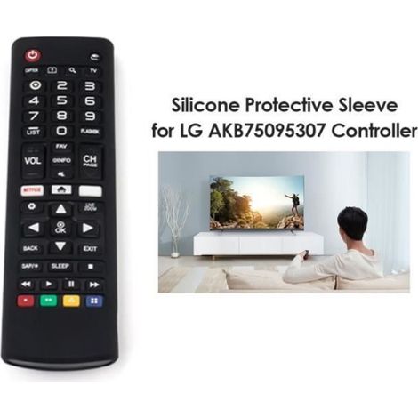 Couleur Vert clair Étuis en Silicone pour télécommande, housses de protection antichoc pour télécommande TV LG (1/4)